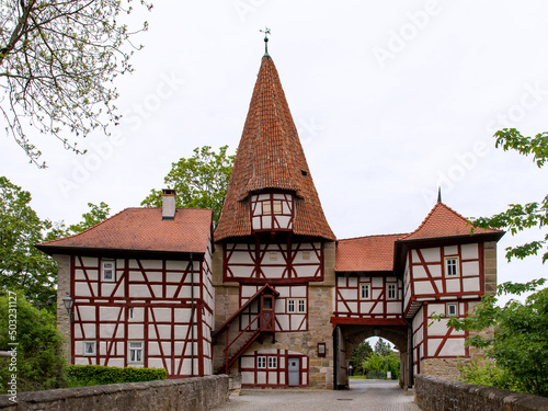 Stadttor der Altstadt von Iphofen in Unterfranken in Bayern, Deutschland  photo