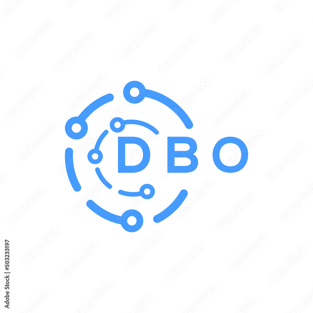 DBO technology letter logo design on white background. DBO creative initials technology letter logo concept. DBO technology letter design. DBO technology letter logo design on white background. DBO creative initials technology letter logo concept. DBO technology letter design.