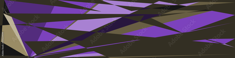 Fototapeta premium Geometric abstraction generative art background art illustration