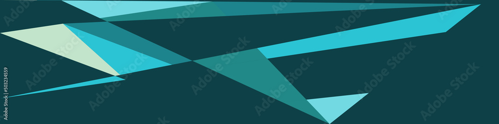 Fototapeta premium Geometric abstraction generative art background art illustration