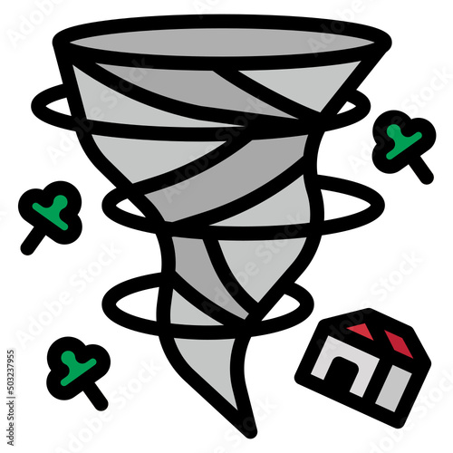 windstorm line icon