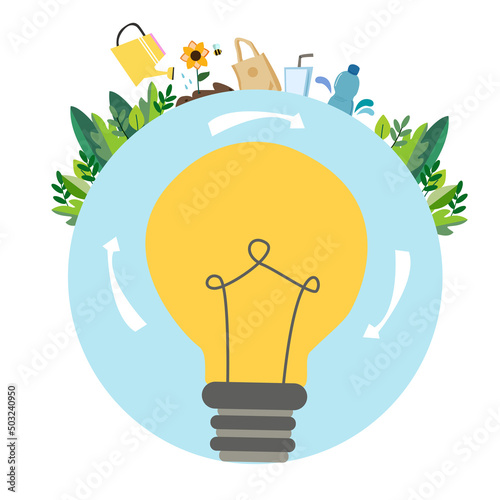  World environment.Save planet.Eco
