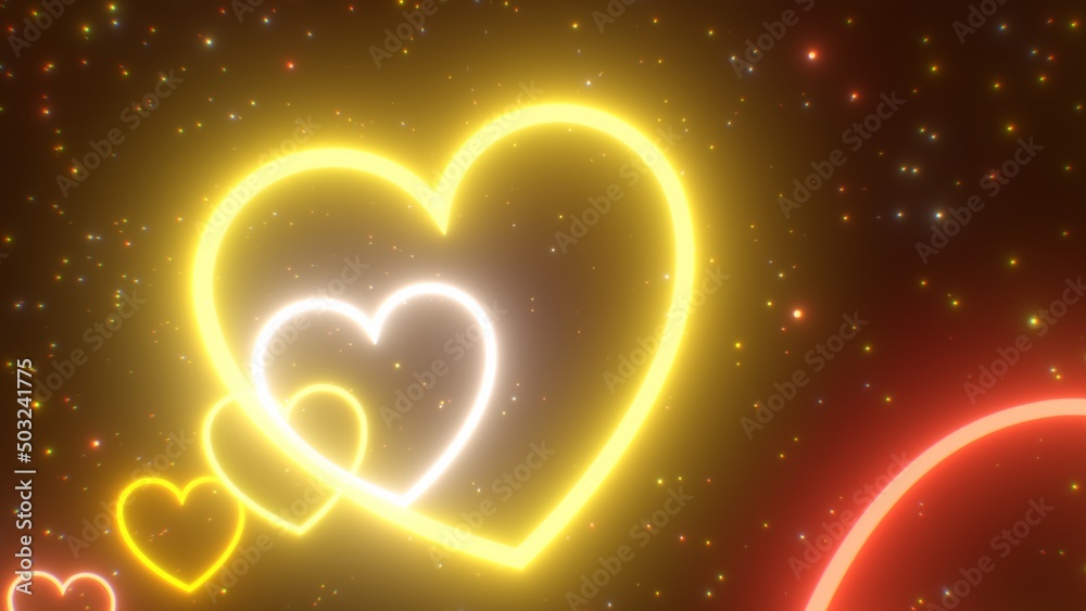 Flaming Hot Hearts Light Speed Fast Flashing 3D Roller Coaster Tunnel - Abstract Background Texture Flaming Hot Hearts Light Speed Fast Flashing 3D Roller Coaster Tunnel - Abstract Background Texture