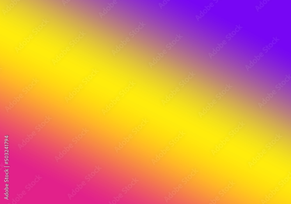 blue yellow pink with skew gradient