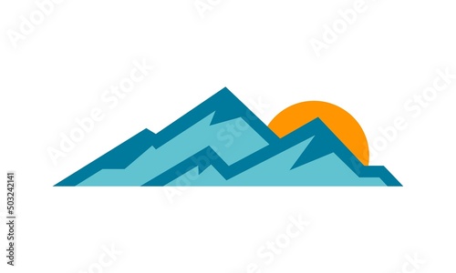 Free Download landscape nature mountain logo - GFXLoad