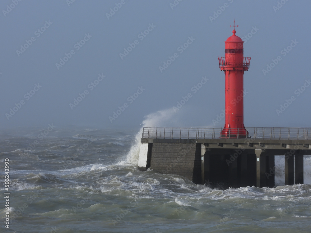 tempête phare boulogne sur mer