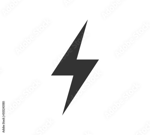 Free Download Power energy vector emblem. Electricity flash symbol. Charge or danger icon - GFXLoad