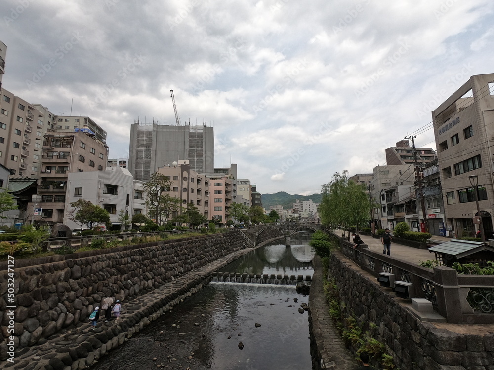 Obraz premium 眼鏡橋、長崎