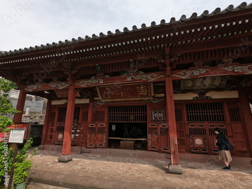 興福寺の境内、長崎