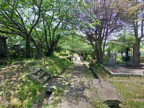 山王神社の境内、長崎