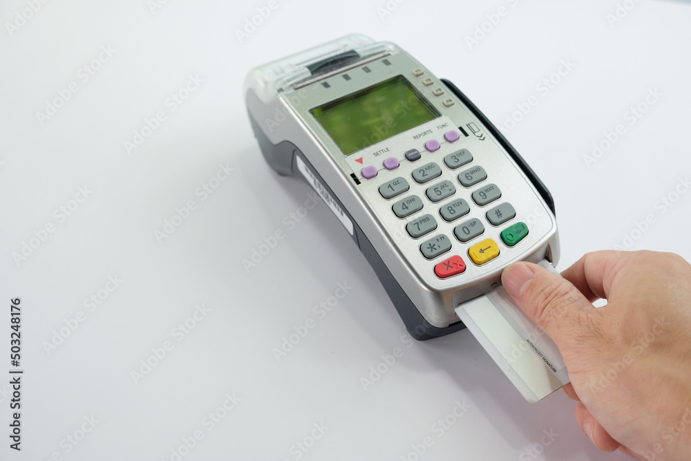Pay with a credit card swiped through the terminal. Customers can pay by EDC or swiping machine. purchase and sale of a product or service Pay with a credit card swiped through the terminal. Customers can pay by EDC or swiping machine. purchase and sale of a product or service