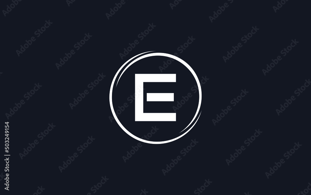 Simple unique letter logo with circle design vector. The letter and alphabets vector designing Simple unique letter logo with circle design vector. The letter and alphabets vector designing