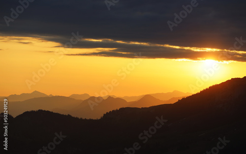 Sonnenaufgang im Alpstein