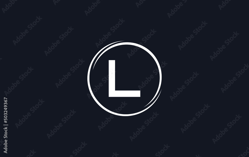 Simple unique letter logo with circle design vector. The letter and alphabets vector designing Simple unique letter logo with circle design vector. The letter and alphabets vector designing