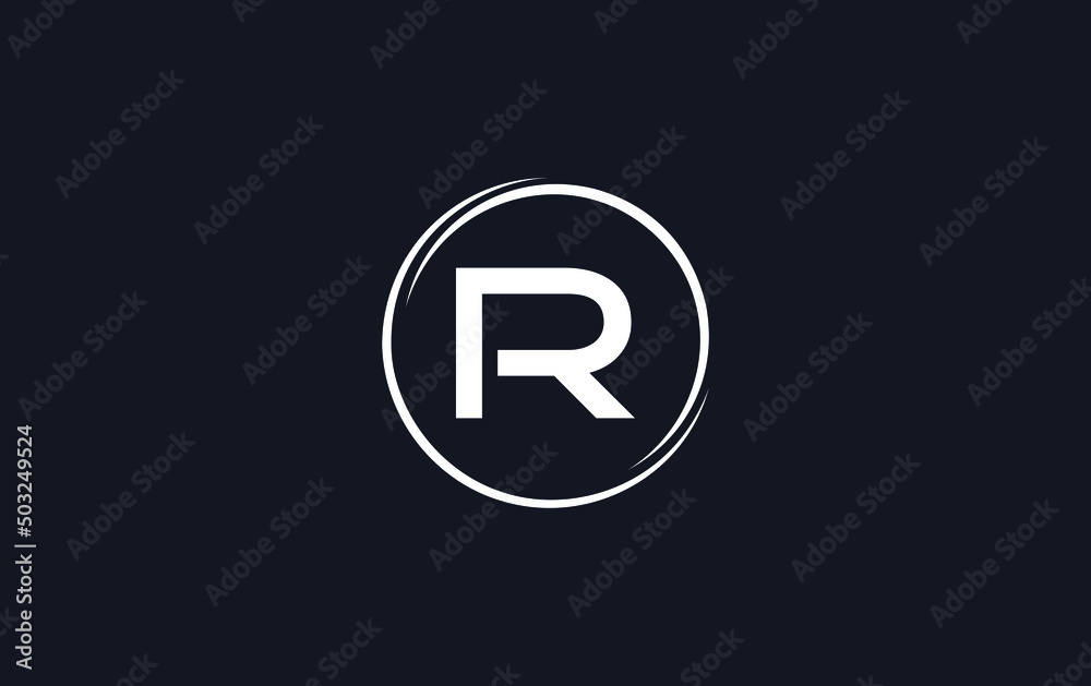Simple unique letter logo with circle design vector. The letter and alphabets vector designing Simple unique letter logo with circle design vector. The letter and alphabets vector designing