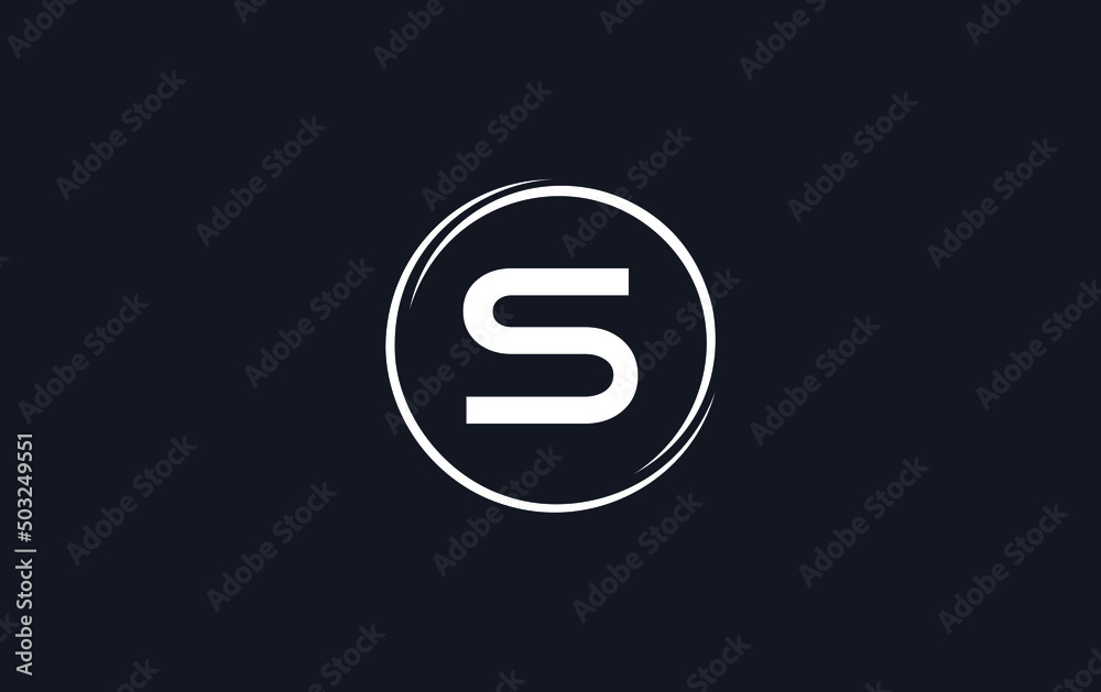 Simple unique letter logo with circle design vector. The letter and alphabets vector designing Simple unique letter logo with circle design vector. The letter and alphabets vector designing