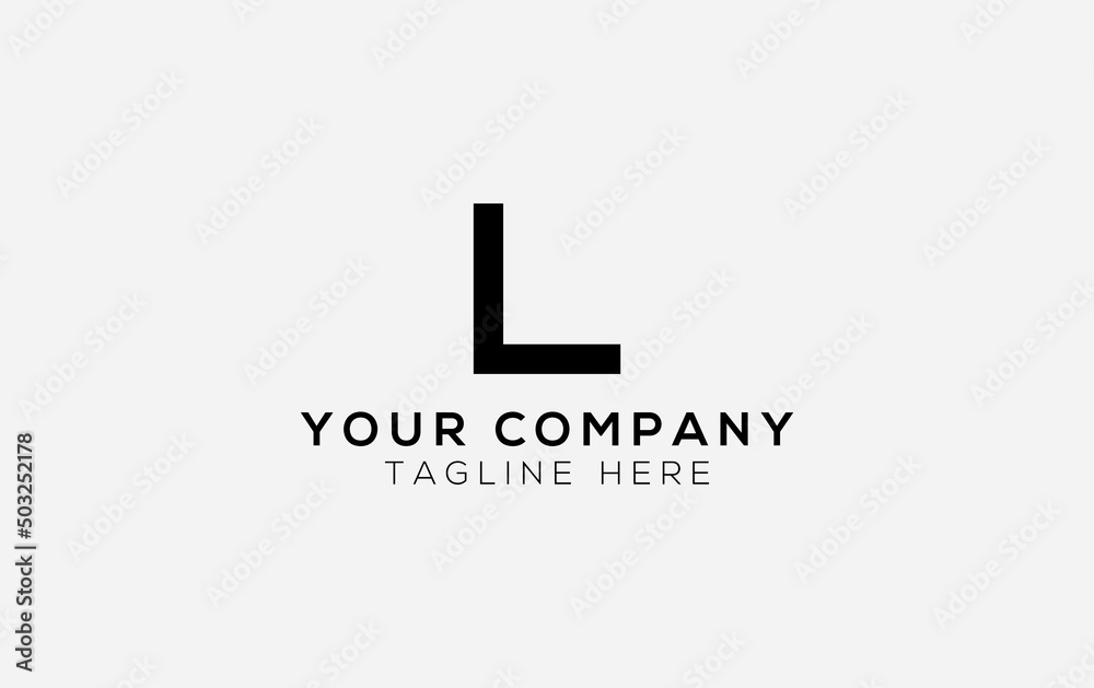 Simple and unique letter logo design vector. The letter and alphabets vector designing