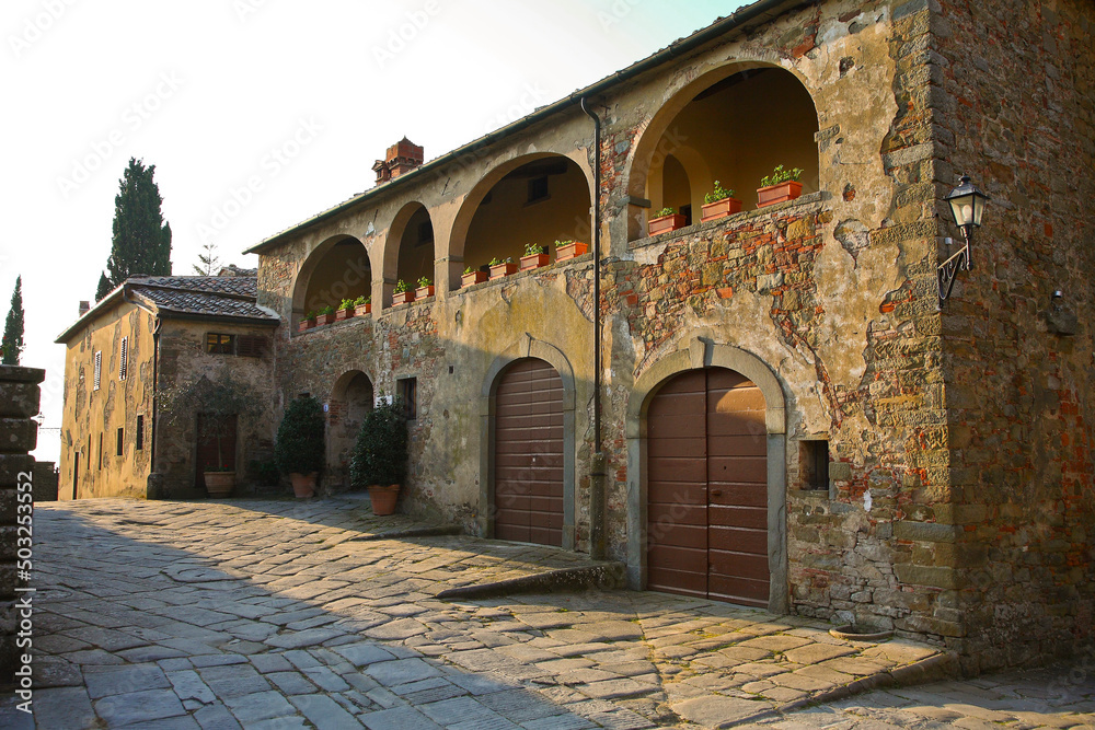 Gargonza, Borgo murato, Siena., Toscana Italy
