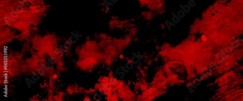Dark slate background toned classic red color, Scary red wall for background. Grunge Red Texture For your Design. red wall scratches. blood Dark Wall Texture Background. Halloween background.