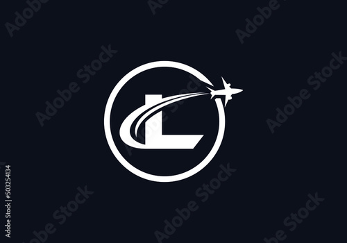 Aviation and airlines company logo design, Tour and travel agency symbol design vector