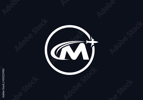 Aviation and airlines company logo design, Tour and travel agency symbol design vector