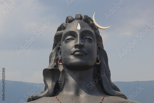 Canvas Print Statue of Lord Shiva