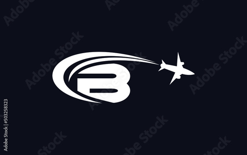 Aviation and airlines company logo design, Tour and travel agency symbol design vector