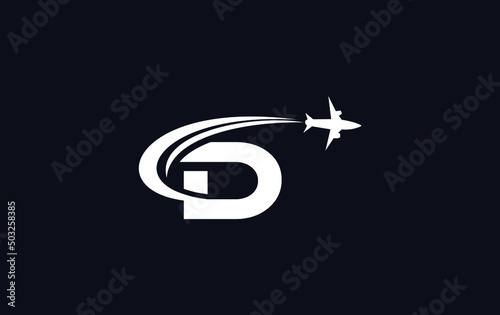 Aviation and airlines company logo design, Tour and travel agency symbol design vector