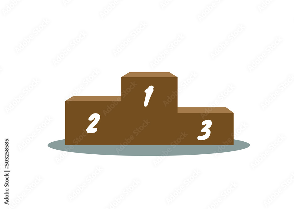 platform for the first three winners platform for the first three winners