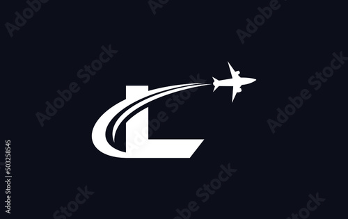Aviation and airlines company logo design, Tour and travel agency symbol design vector