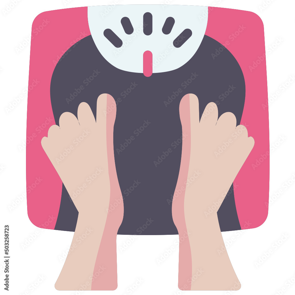 Obraz premium weight flat icon