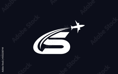 Aviation and airlines company logo design, Tour and travel agency symbol design vector