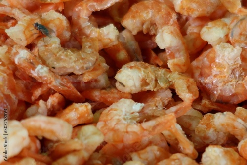 close up of fried shrimp