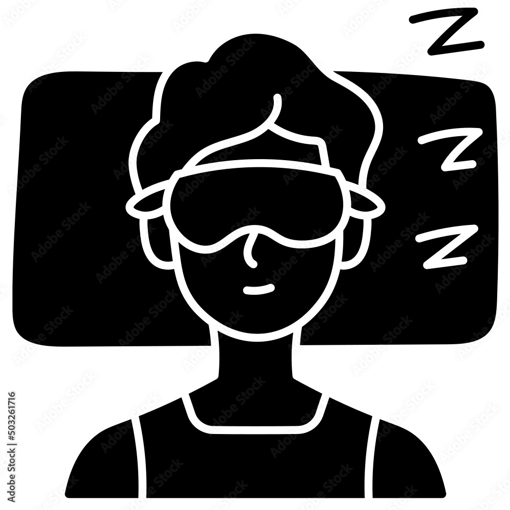 sleep solid icon