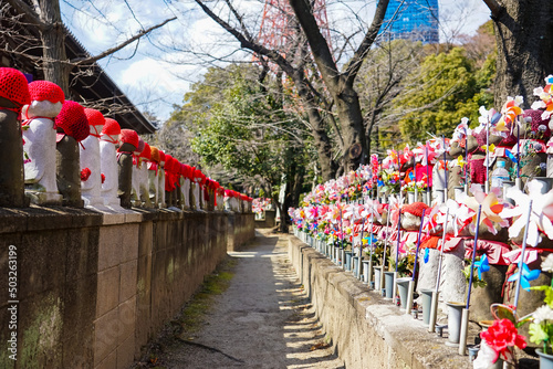 増上寺の千躰子育地蔵尊（東京都港区）