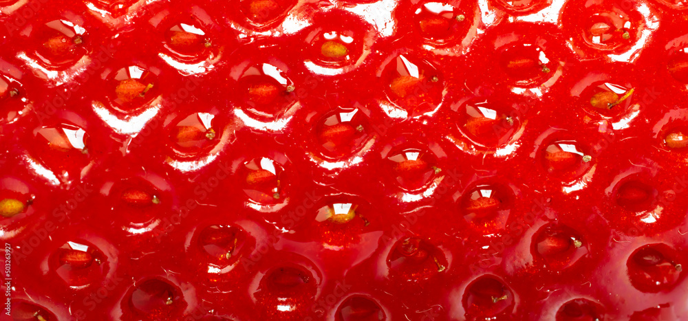red strawberries close-up, macro photo red strawberries close-up, macro photo