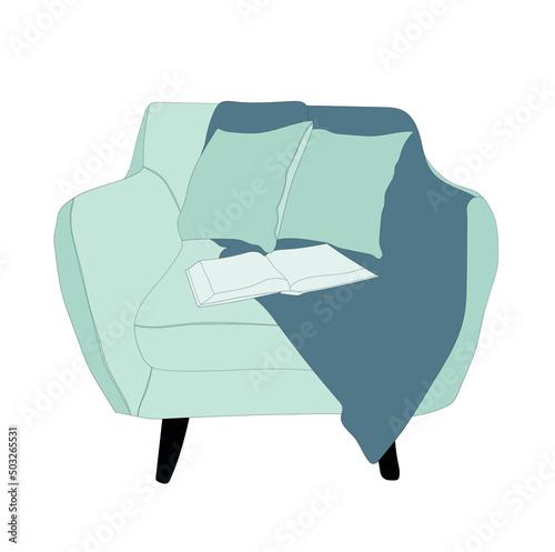 Interior decor vector illustration