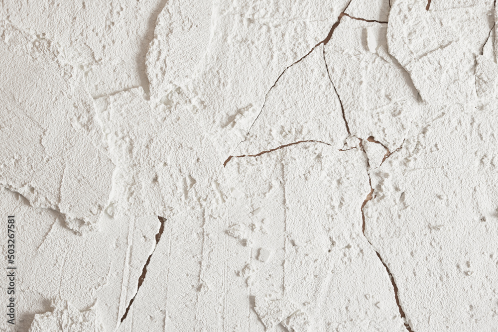 Cracking ground texture. white texture with cracks and potholes Cracking ground texture. white texture with cracks and potholes