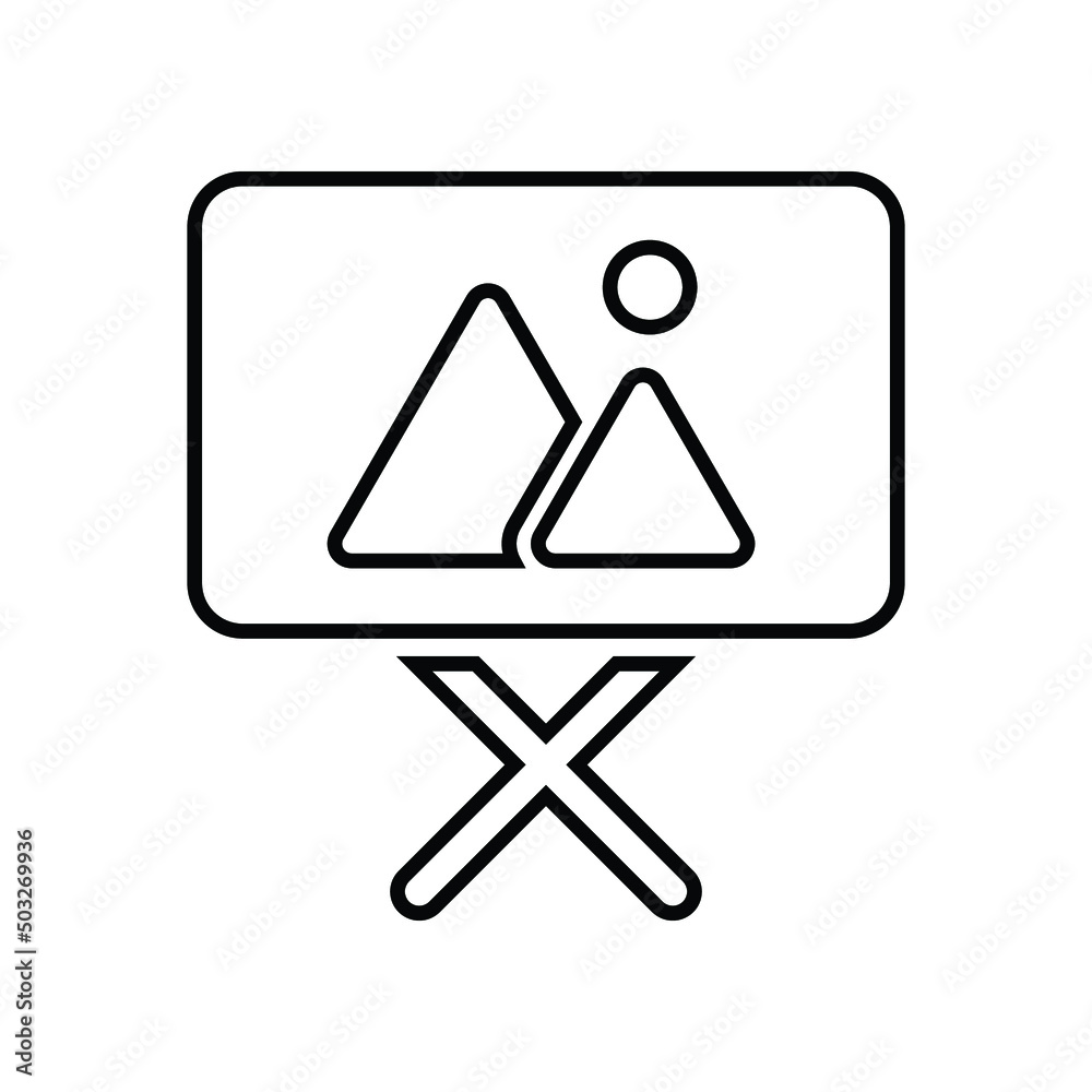Art, gallery, imaginative icon. Outline vector art. Art, gallery, imaginative icon. Outline vector art.