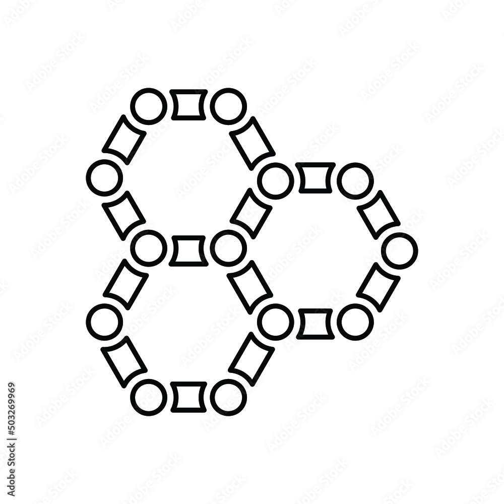 Chemistry, science experiment icon. Outline vector art. Chemistry, science experiment icon. Outline vector art.