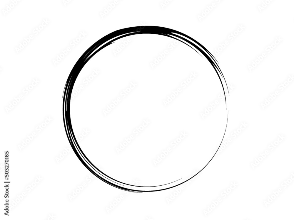 Grunge circle made of black paint.Grunge circle made for your project. Grunge circle made of black paint.Grunge circle made for your project.