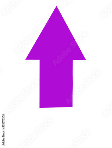 Purple arrow up