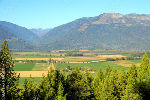 Creston Valley Kootenay Farmland British Columbia Canada