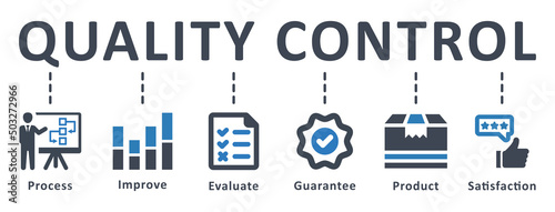 Quality Control icon - vector illustration . quality, control, guarantee, product, service, customer satisfaction, infographic, template, presentation, concept, banner, pictogram, icon set, icons .