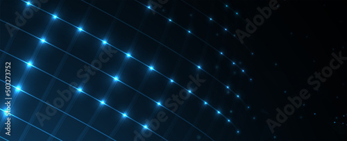 Quantum processing. Deep learning artificial intelligence. Future new technology  for business or science presentation