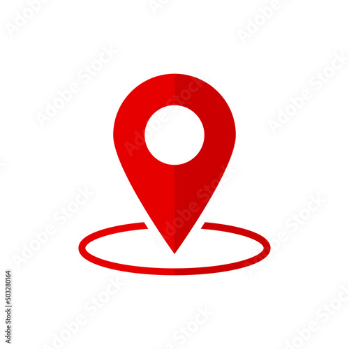 Free Download Map pin location red flat icon - GFXLoad