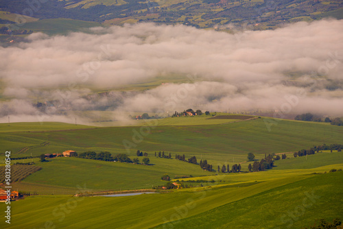 Val d Orcia  panorami collinari