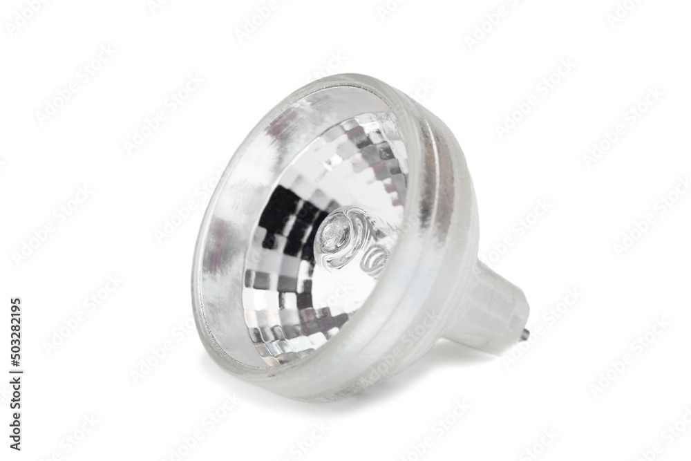 Halogen lightbulb isolated on white background
Halogen lightbulb isolated on white background