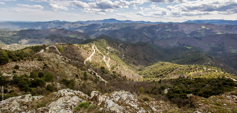 paysage des cévennes sur les pas de stevenson