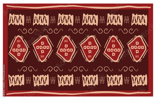 Ethnic ornament for fabrics, interiors, the Arabic style.